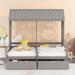 Harper Orchard Huyet Twin Storage Beds Bed Wood in Gray | 81 H x 80.3 W x 84.5 D in | Wayfair 7DA33832D4564A9CB5139B3330CC0AF0