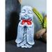 Bungalow Rose Japanese Jizo Monk Figurine Resin in Gray | 5 H x 2.5 W x 2 D in | Wayfair 4A36590D7A1E43AC9528EE416F180CC0
