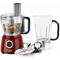 Robot da Cucina Multifunzione Rosso - Impasta, Trita, Taglia, Grattuggia - Agita - 600 w, Accessori