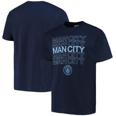 Manchester City Grafik T-Shirt - Marineblau - Herren Image