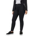 Plus Size Women's High-Waist Skinny Jeans by ellos in Black (Size 36)