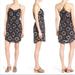 Madewell Dresses | Madewell Stairview Batik Grib Silk Mini Dress Black 00 | Color: Black/White | Size: 00