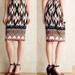 Anthropologie Skirts | Anthropologie Maeve Aztec Tribal Ethnic Boho Pencil Skirt | Color: Blue/Orange | Size: S