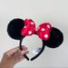 Disney Accessories | Disney Minnie Mouse Ears Headband Red Polka Dot Disney Park | Color: Black/Red | Size: Os
