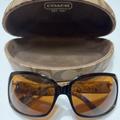 Coach Accessories | Coach "Ginger" Brown Sunglasses Hc 8026m L901 | Color: Brown/Tan | Size: Os