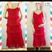 Michael Kors Dresses | Michael Kors Tiered Ruffle Maxi Red Dress Women’s Size Medium | Color: Red | Size: M