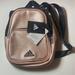 Adidas Bags | Mini Adidas Backpack /Rose Gold Copper Pebble Polyurethane Leather | Color: Pink/Tan | Size: Os