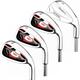 Young Gun SGS X Junior Kids Golf Right Hand SW Irons & Wedges Age: 9-11