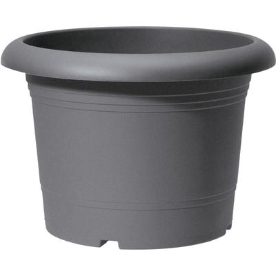 Scheurich Pflanzgefäß Oliver Ø 50 cm metallic grau Blumentöpfe & Übertöpfe