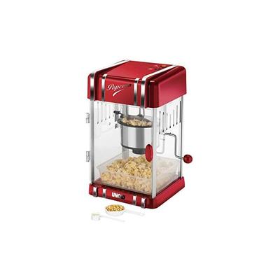 Retro Popcorn-Popper Rot, Silber 300 w - Popcorn-Popper (300 w, 220 - 240 v, 50 - 60 Hz, 250 x 286