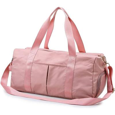 Muff - Foldable Outdoor Travel Bag, One Shoulder, Waterproof, Suitable for Travel, Sports Pink
