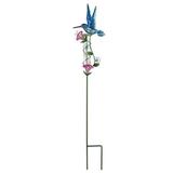 Sunset Vista Designs 084295 - Hummingbird Rain Gauge Garden Stake