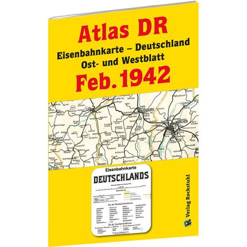 Atlas Dr Februar 1942 - Eisenbahnkarte Deutschland, Geheftet