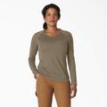 Dickies Women's Cooling Long Sleeve Pocket T-Shirt - Military Green Heather Size 2Xl (SLF400)