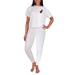 Women's Concepts Sport Cream Miami Heat Brightside Top & Pants Set