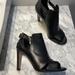 Coach Shoes | Coach Peep Toe Heels | Color: Black | Size: 8