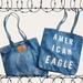 American Eagle Outfitters Bags | American Eagle Denim Tote Bag | Color: Blue | Size: Os