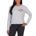 Women's Concepts Sport Gray Detroit Red Wings Greenway Long Sleeve Top
