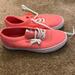 Vans Shoes | Brand New Women’s Vans Low Top Sneakers In Coral. Size 9. | Color: Pink | Size: 9