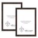 WallsThatSpeak Picture Frame For Puzzles Posters Photos Or Artwork (2-Pack) Plastic in Brown | 16" W x 34" H | Wayfair BROWN26099x2-16x34