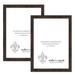 WallsThatSpeak Picture Frame For Puzzles Posters Photos Or Artwork (2-Pack) Plastic in Brown | 23" W x 34" H | Wayfair BROWN26099x2-23x34