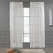 Lilijan Home & Curtain Extra Long & Extra Wide Dots Lace Patterned Sheer Curtain Panels Polyester in White | 108 H x 52 W in | Wayfair