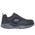 Skechers Men's Work: Arch Fit SR - Angis Comp Toe Sneaker | Size 7.0 | Black/Charcoal | Leather/Textile/Synthetic