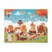 The Holiday Aisle® Arieyonna 12 Piece Animal Stickers in Blue/Green/Orange | 8.5 W x 0.4 D in | Wayfair A3259ADE381742B3BBCEAB58606E012A