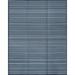 Black/Blue 107 x 71 x 0.04 in Area Rug - Longshore Tides Sheffield Contemporary Stripes Area Rug, Navy | 107 H x 71 W x 0.04 D in | Wayfair