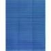 Blue 71 x 48 x 0.04 in Area Rug - Longshore Tides Aafiya Striped Flatweave Indoor/Outdoor Area Rug | 71 H x 48 W x 0.04 D in | Wayfair