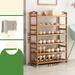 Latitude Run® 18 Pair Shoe Rack Bamboo | 38.58 H x 27.55 W x 9.44 D in | Wayfair EFEC2AC8B7C040A3B534053DC4C16A69