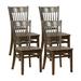 Julia Side Chair - Dark Mahogany Wood in Brown Restaurant Furniture by Barn Furniture | 37 H in | Wayfair DRWMCW1007WSET4