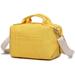 Prep & Savour Biridiana Lunch Bag Women Insulated Bento Bags Small Cooler Leakproof Reusable Lunch Box For Teen Girls, in Yellow | Wayfair