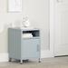 South Shore Kodali Nightstand Pale Pink Metal in Blue | Wayfair 13748