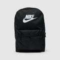 Nike black & white heritage backpack