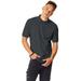 Hanes 054 EcoSmart - 5.2-Ounce Jersey Knit Sport Shirt in Charcoal Heather size Small | Cotton Polyester 054X