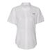 Columbia 7277 Women's Tamiami II Short-Sleeve Shirt in White size 3X | Polyester 127571