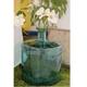 RECYCLED GLASS Stem Vase | Clear | 26cm Bottle Vase | Eco-friendly Gift
