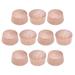 50 Pcs 3/8 Inch Wood Button Top Plugs Hardwood Furniture Plugs 7/25 Inch Height - 3/8"(10mm) Hole,50 Pcs