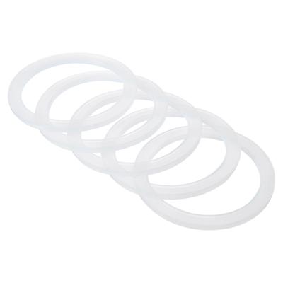 20Pcs 70mm Regular Mouth Silicone Sealing Rings for Mason Jar Lid - Translucent