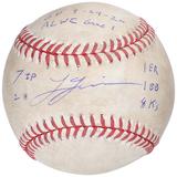 Lucas Giolito Chicago White Sox Autographed Game-Used Baseball from Game One of the Wild Card Series vs. Oakland Athletics on September 29 2020 with Multiple Inscriptions