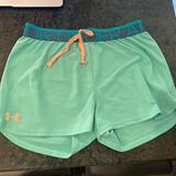 Under Armour Shorts | Heat Gear By Under Armour Athletic Shorts Size: Small | Color: Blue/Orange | Size: S