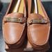 Coach Shoes | Coach Tan Loafer - Olive Peeble Grain Loafer | Color: Tan | Size: 8.5