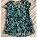 Lilly Pulitzer Tops | Euc Lilly Pulitzer In The Details Etta Top | Color: Blue/Green | Size: S