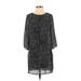 H&M Casual Dress - Shift: Black Dresses - Women's Size 2