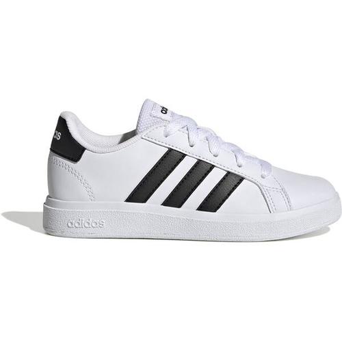 ADIDAS Kinder Halbschuhe Grand Court Lifestyle Tennis Lace-Up, Größe 36 ⅔ in Weiß