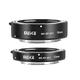 Meike MK-RF-AF1 13mm + 18mm Metal AF Full Frame Macro Extension Tube Adapter Ring Kit For Canon EOS-R Series Cameras Canon RF Mount Cameras EOS-R EOS-RP