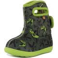BOGS Boy's Unisex Kids Baby Ii Boot Rain, Cool Dinos Print-Dark Green, 8 UK Child