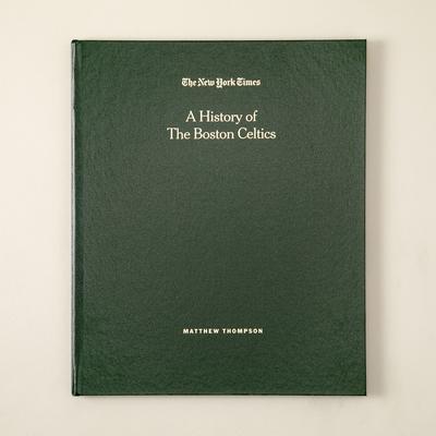 New York Times Custom Basketball Book - Boston Celtics with Magnifying Glass