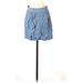 Ann Taylor LOFT Outlet Casual Mini Skirt Mini: Blue Solid Bottoms - Women's Size Small Petite